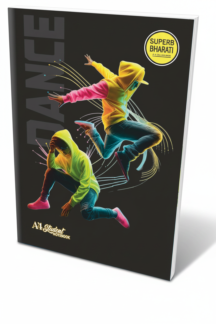 A4 Super Bharti Notebook 200 Pages (Pack of 6)