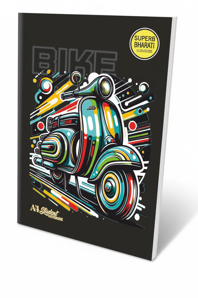 A4 Super Bharti Notebook 200 Pages (Pack of 6)