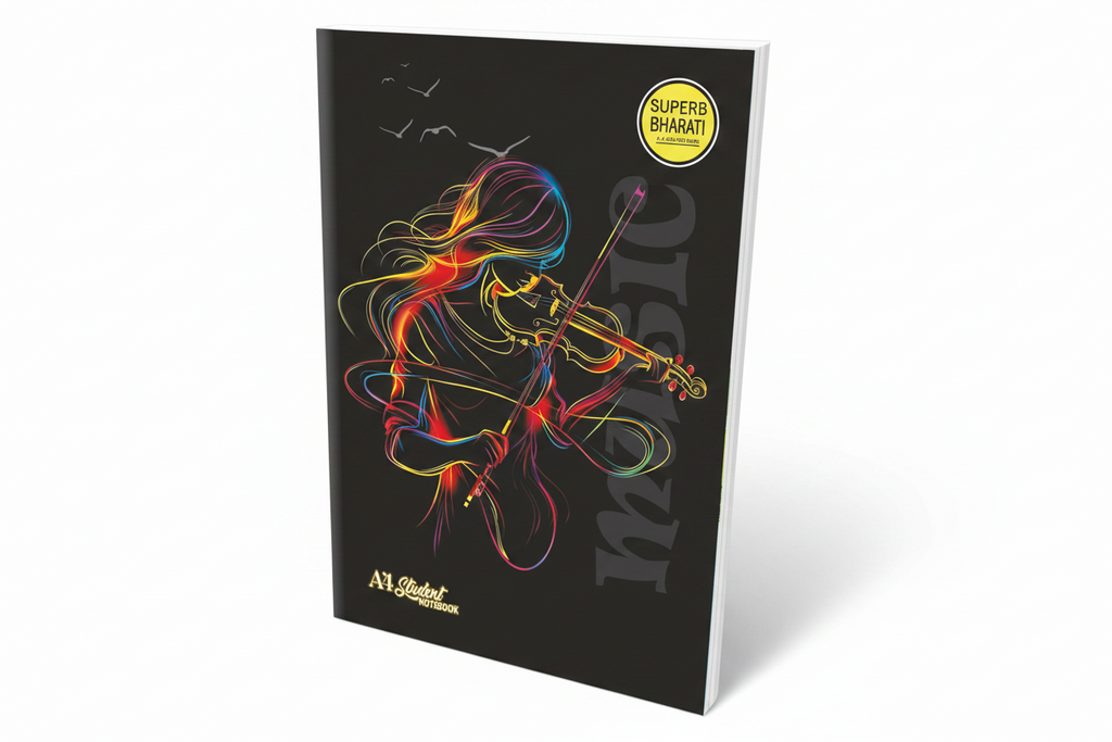 A4 Super Bharti Notebook 200 Pages (Pack of 6)