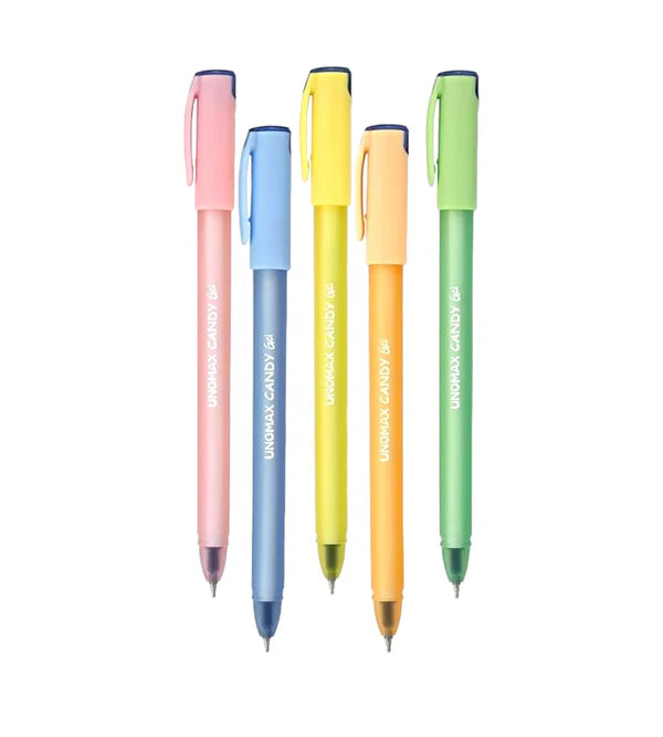 Unomax Candy Gel Pen (Pack of 10)