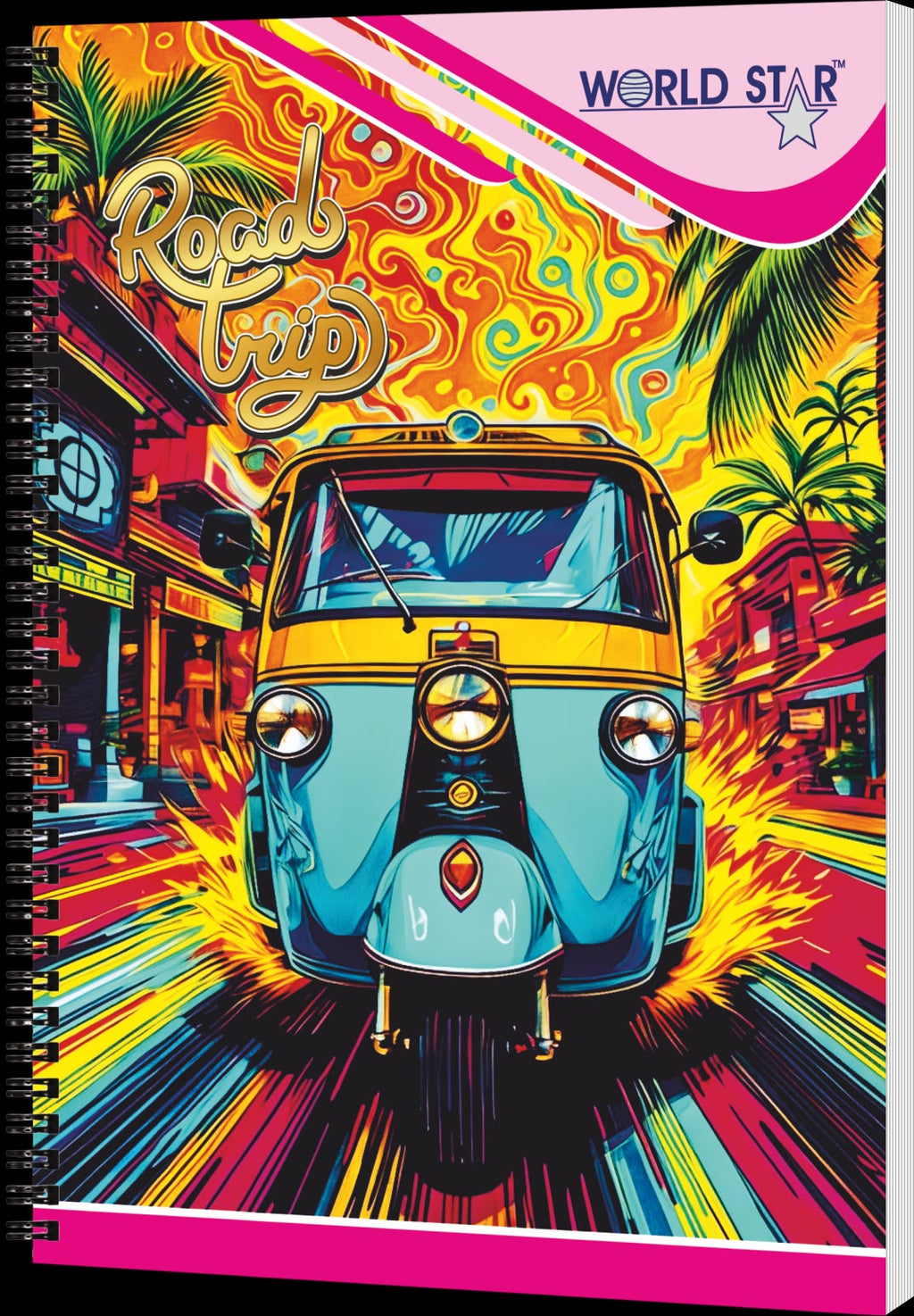 A4 200 Pages Spiral Notebook