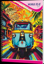 A4 200 Pages Spiral Notebook