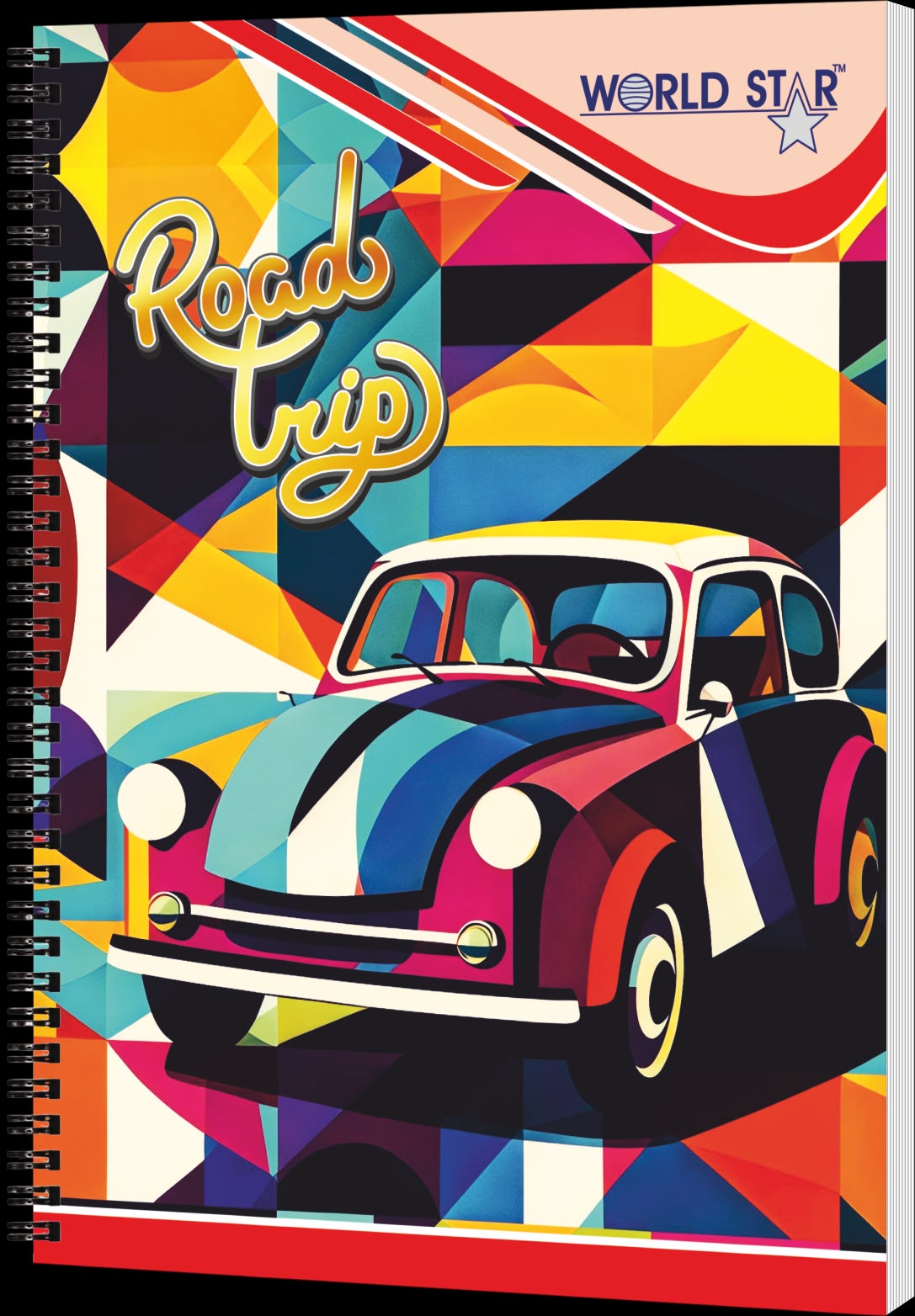 A4 200 Pages Spiral Notebook