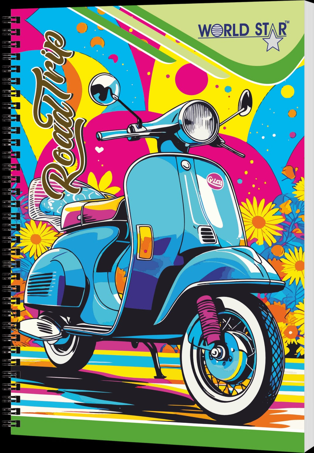 A4 200 Pages Spiral Notebook