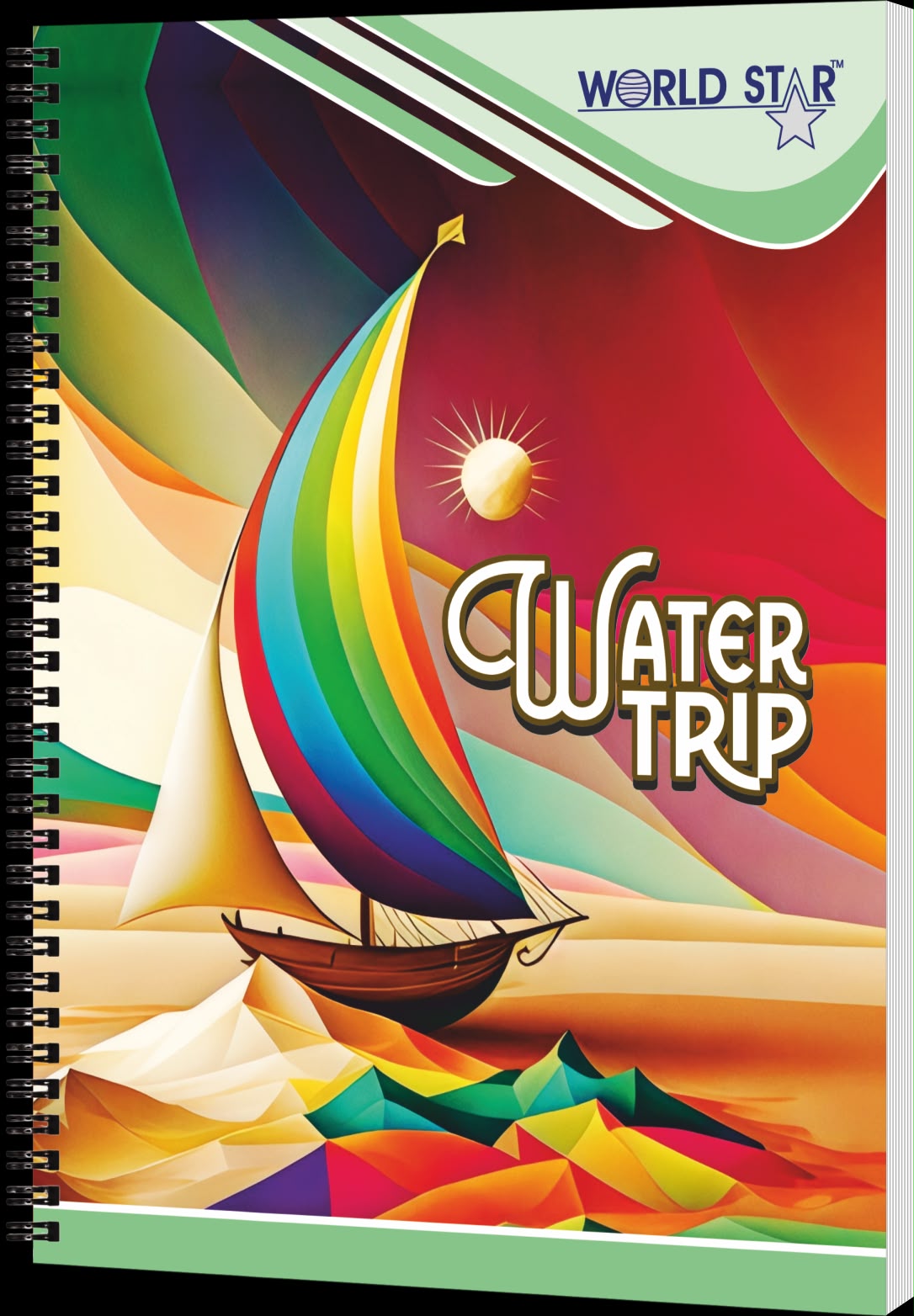 A4 200 Pages Spiral Notebook