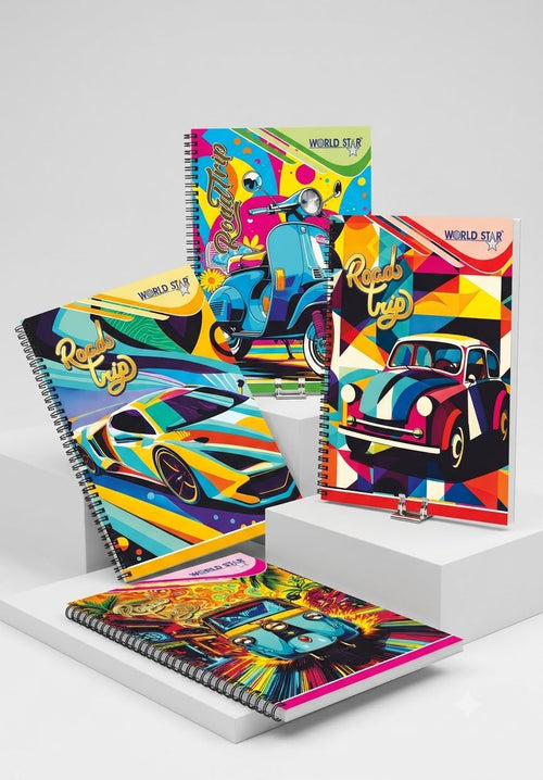 A4 200 Pages Spiral Notebook