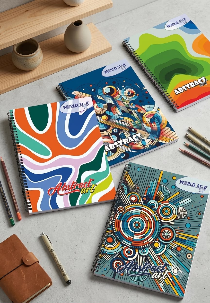 A4 300 Pages Spiral Notebook
