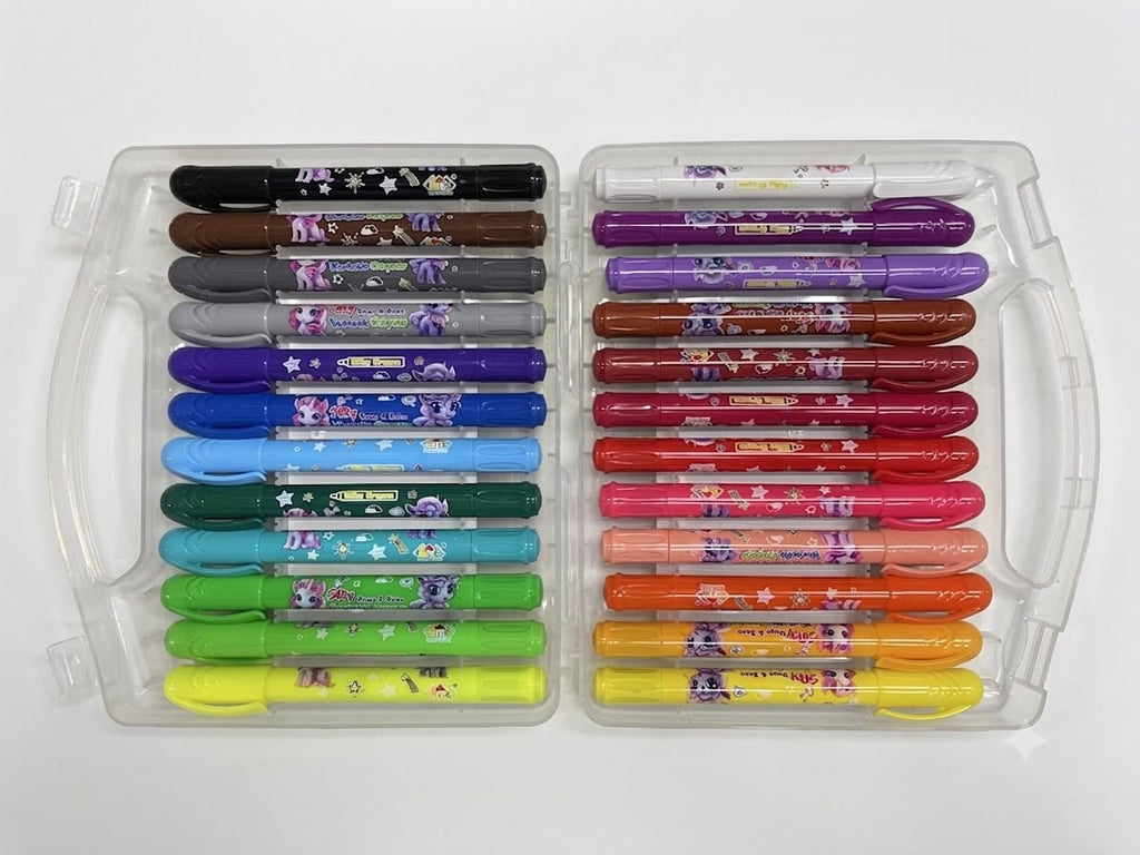 HiMic Silky washable crayons 24 shades
