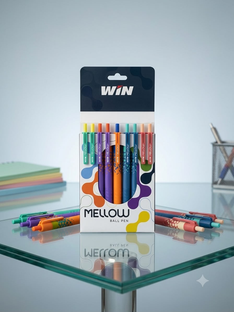 Win Mellow Ball Pen (Pack of 10)
