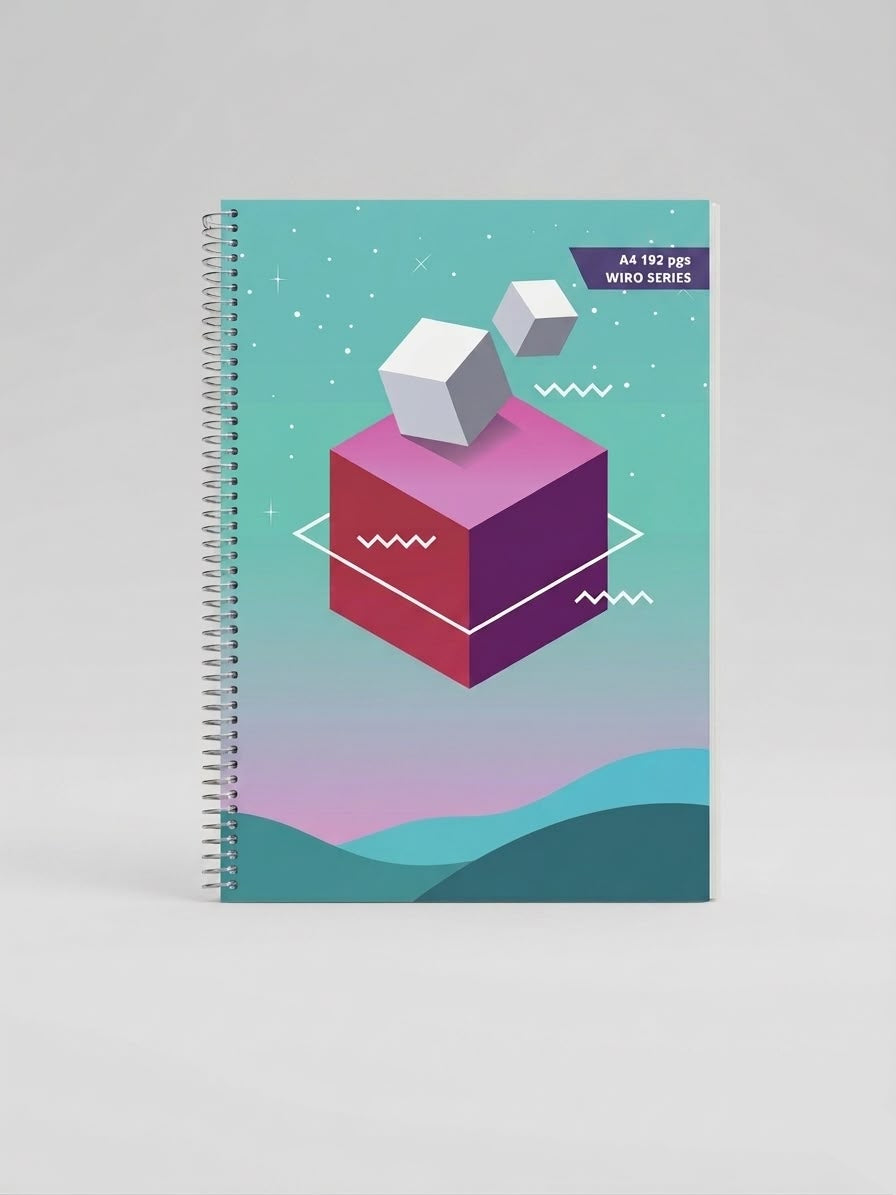 A4 One Subject Wiro Notebook 192 Pages 70gsm