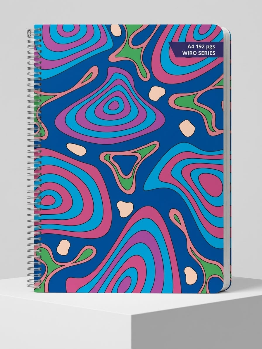 A4 One Subject Wiro Notebook 192 Pages 70gsm