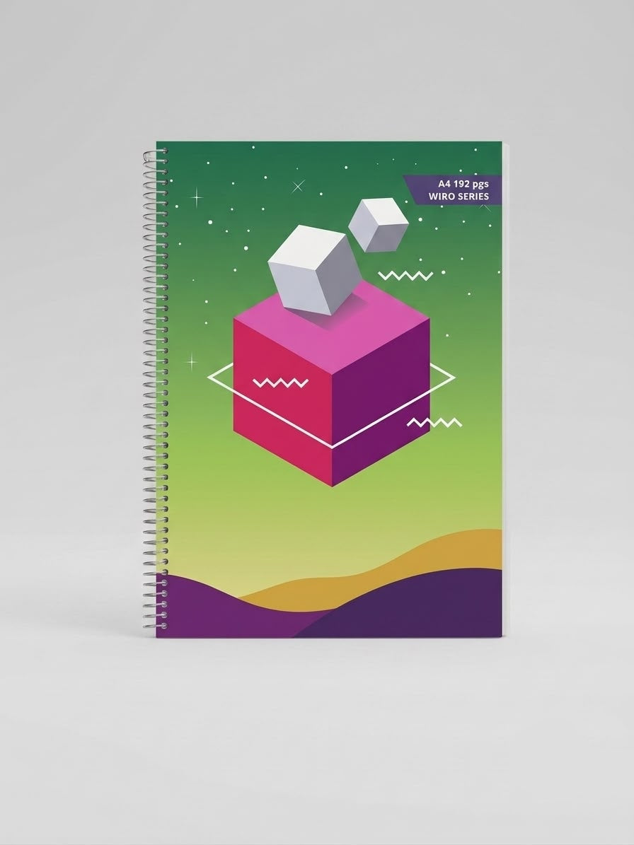 A4 One Subject Wiro Notebook 192 Pages 70gsm