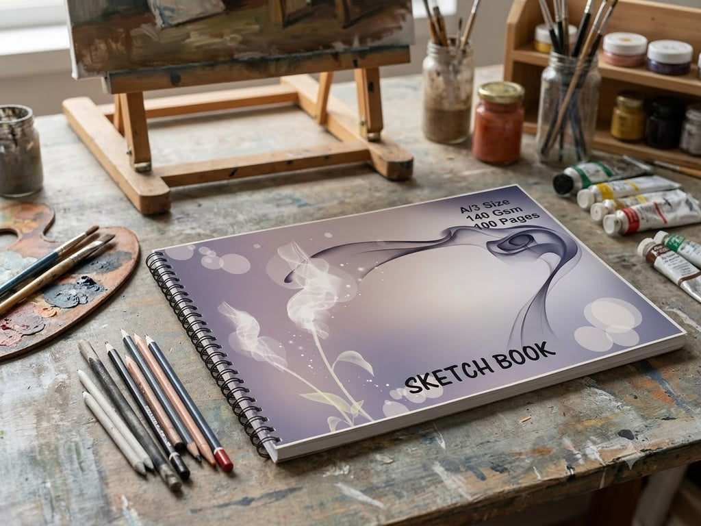 A3 Wiro Sketch Drawing Book 100 Pages