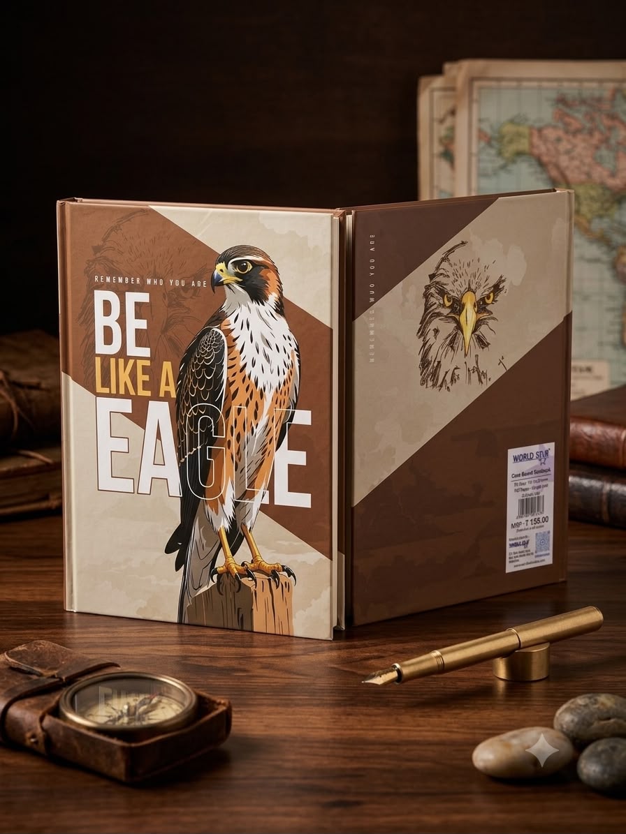 B5 Case Bound Notebook 192 Pages 181x245mm
