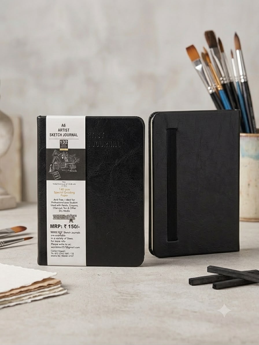 Premium Artist Sketch Pad A6 Size 132 Pages