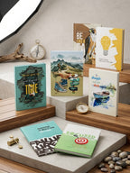 B5 Case Bound Notebook 192 Pages 181x245mm