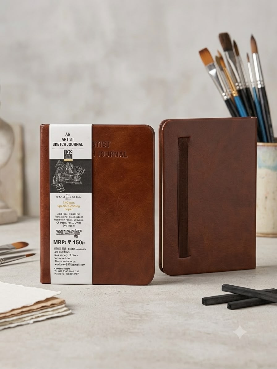 Premium Artist Sketch Pad A6 Size 132 Pages