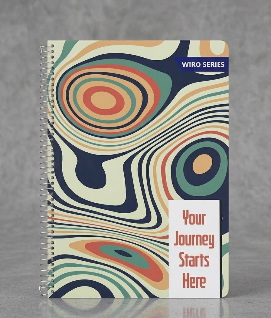 A4 6 Subject Wiro Notebook 288 Pages (Ruled) 70gsm