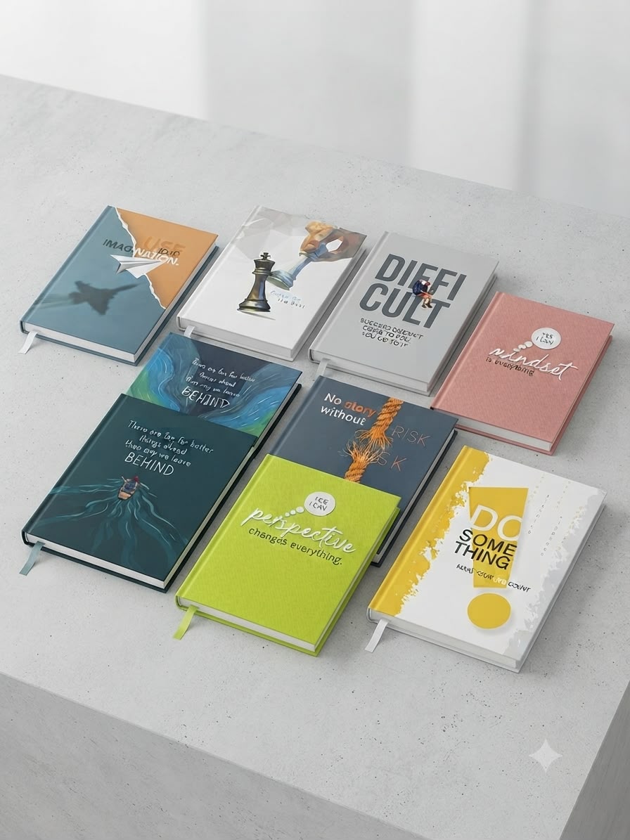 B7 Case Bound Notebook 192 Pages 153x216mm