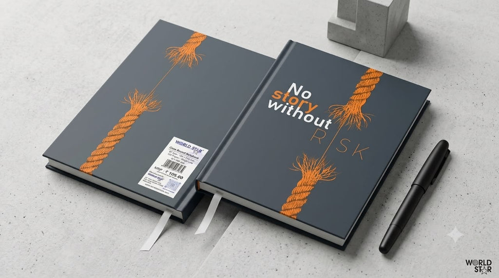 B7 Case Bound Notebook 192 Pages 153x216mm