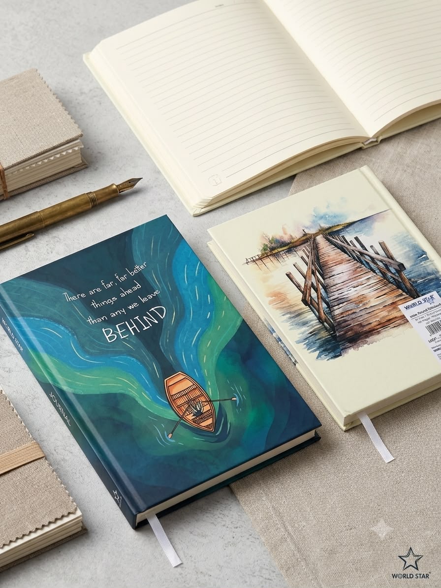 B7 Case Bound Notebook 192 Pages 153x216mm
