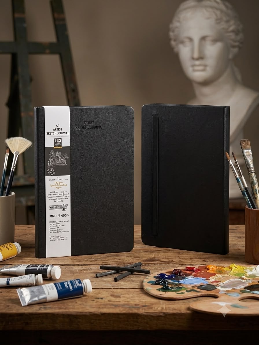 Premium Artist Sketch Pad A4 Size 132 Pages