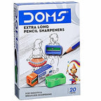 DOMS Extra Long Pencil Sharpener – Pencil Sharpener (Pack of 20 pcs)