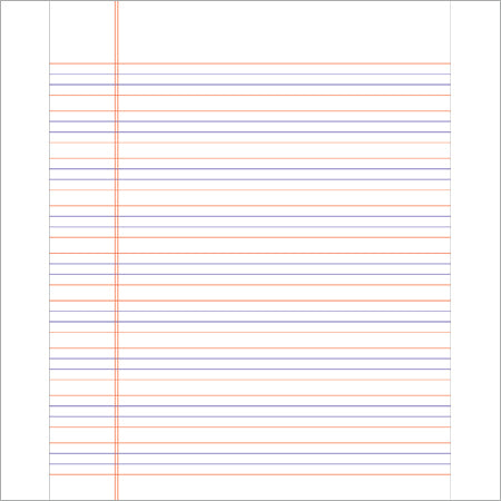 A5 172 Page Red and Blue Notebook (Pack of 6)
