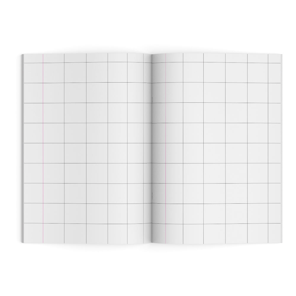 A5 172 Page Big Square Maths Notebook ( Pack of 6)