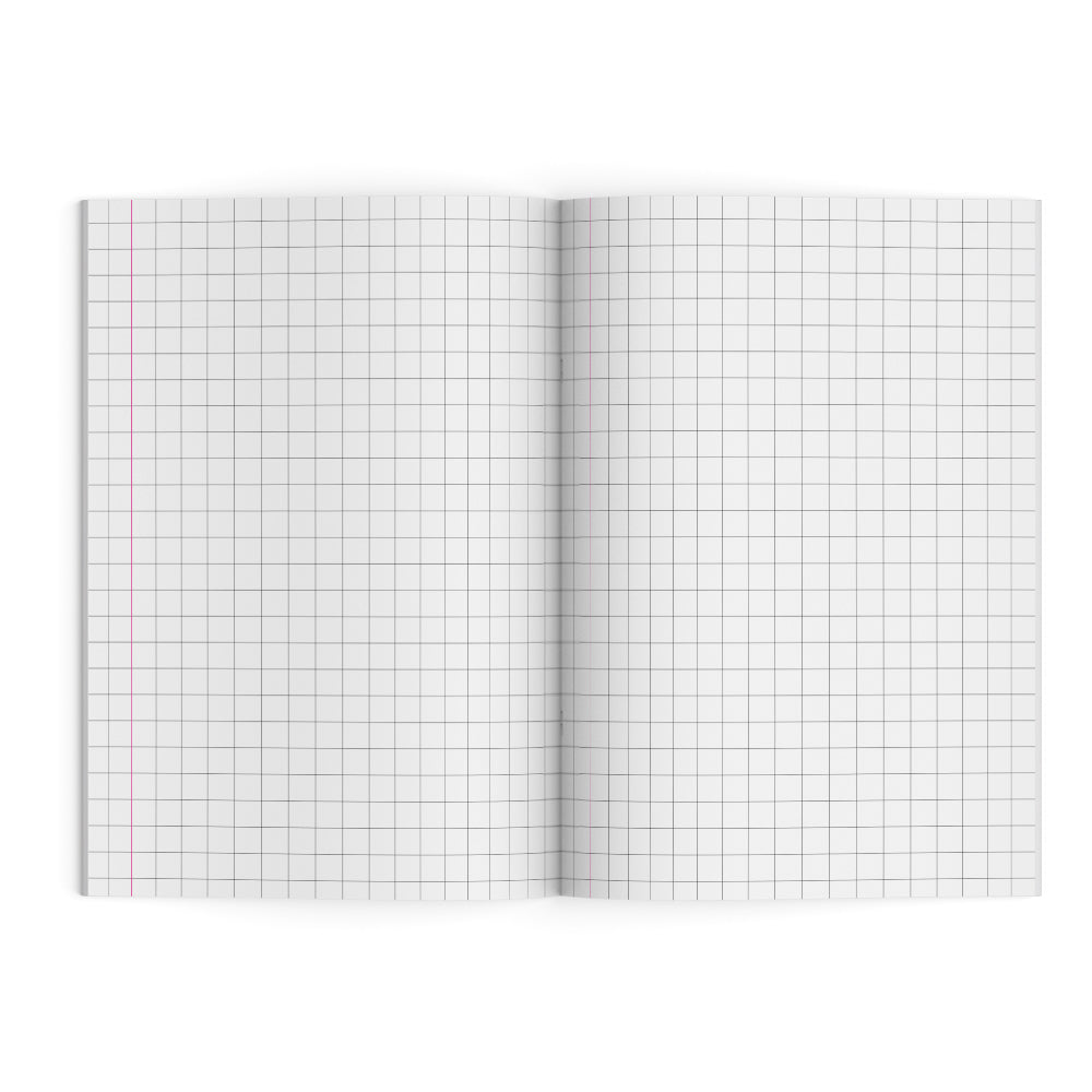 A5 172 Page Small Square Maths Notebook (Pack of 6)