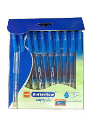 Cello Butterfly Simply Gel Pen (Pack of 10)